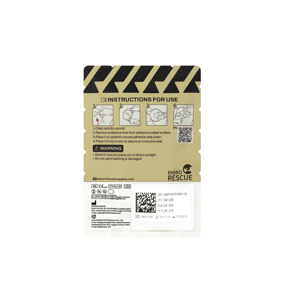 Rhino Rescue - Chest Seal | Vented - Medrescue Gear