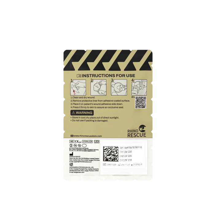 Rhino Rescue - Chest Seal | Vented - Medrescue Gear